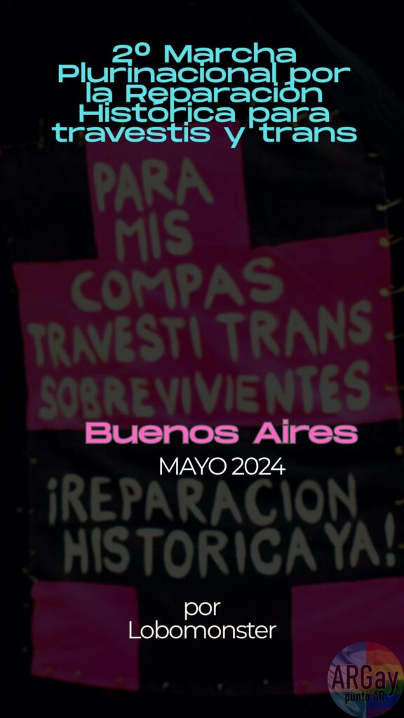 Ciudad de Buenos Aires la Segunda Marcha Plurinacional por la Reparación Histórica para travestis y trans